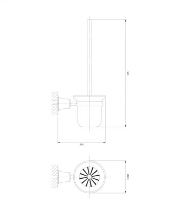OMNIRES - ART LINE WC kefa AL53620BSB