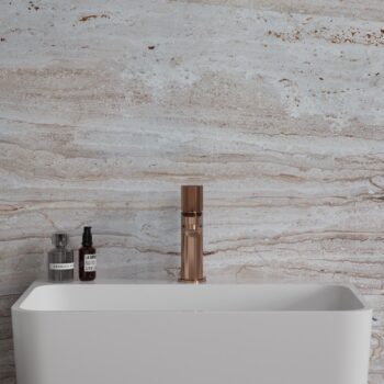 OMNIRES - CONTOUR umývadlová batéria, kartáčovaná meď CT8010CPB