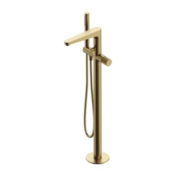 OMNIRES - CONTOUR vaňová batéria voľnestojaca zlatá kartáčovaná /GLB/ CT8033GLB