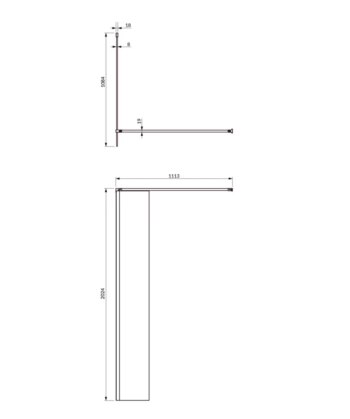 OMNIRES - MARINA walk-in, 110 cm chróm / transparent /CRTR/ DNR11XCRTR