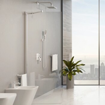 OMNIRES - MARINA walk-in, 90 cm chróm / transparent /CRTR/ DNR90XCRTR