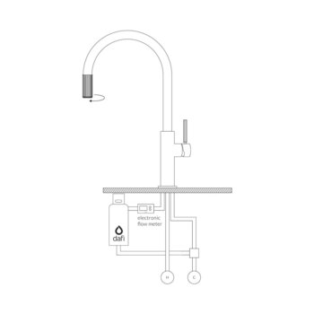OMNIRES OMNIRES - SWITCH drezová batéria so sadou filtrov, antický kartáčovaný bronz SW9057-FD1BR