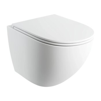 OMNIRES - OTTAWA COMFORT závesné WC so sedadlom, 54 x 37 cm, biela mat OTTAWACMWBM