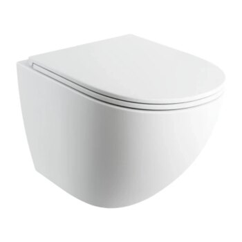 OMNIRES - OTTAWA COMFORT závesné WC so sedadlom, 54 x 37 cm, biela mat OTTAWACMWBM