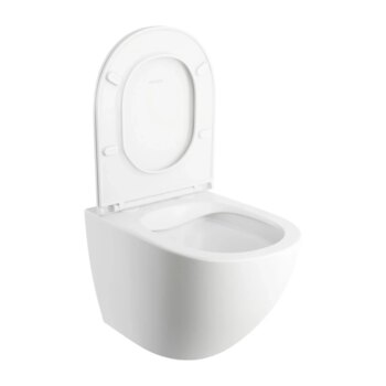 OMNIRES - OTTAWA bezrámové závesné WC so sedátkom, 49x36,5 cm, matná biela OTTAWAMWBM