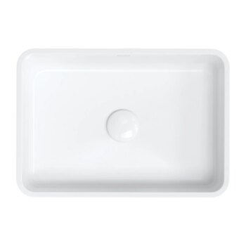 OMNIRES - PARMA M+ umývadlo na dosku, 50 x 35 cm biela lesk /BP/ PARMAUNBP