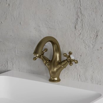 OMNIRES - RETRO umývadlová batéria, antický kartáčovaný bronz RE7210BR