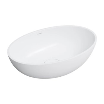 OMNIRES - SHELL M+ umývadlo na dosku, 50 x 32 cm, biela mat SHELL500UNBM