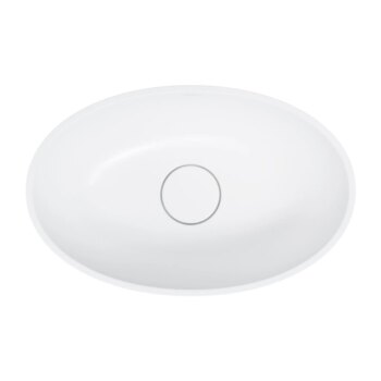 OMNIRES - SHELL M+ umývadlo na dosku, 50 x 32 cm, biela mat SHELL500UNBM