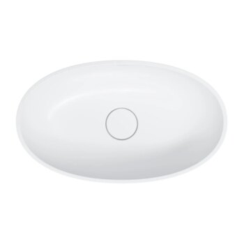 OMNIRES - SHELL M+ umývadlo na dosku, 60 x 35 cm biela mat /BM/ SHELLUNBM