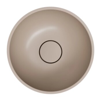 OMNIRES - SHELL M+ umývadlo na dosku, O35 cm, béžová mat SHELL350UNDB