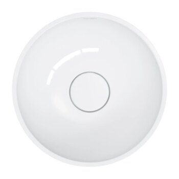 OMNIRES - SHELL M+ umývadlo na dosku, O35 cm, biela lesk SHELL350UNBP