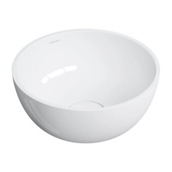 OMNIRES - SHELL M+ umývadlo na dosku, O35 cm, biela lesk SHELL350UNBP