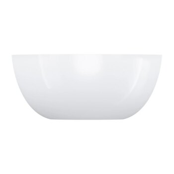 OMNIRES - SHELL M+ umývadlo na dosku, O35 cm, biela lesk SHELL350UNBP