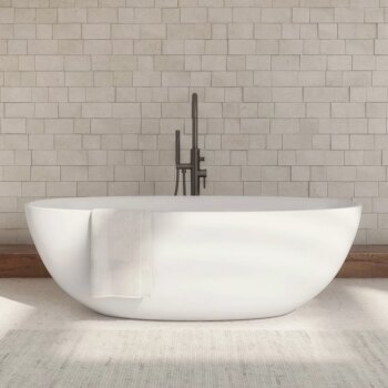 OMNIRES - SHELL M+ voľne stojaca vaňa, 160 x 75 cm biela mat /BM/ SHELLWWBM