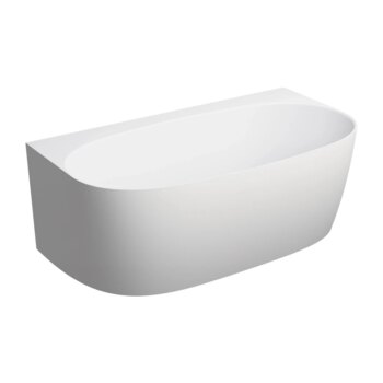 OMNIRES - VALENCIA M+ nástenná vaňa, 158 x 86 cm, biely mat VALENCIAWPBM