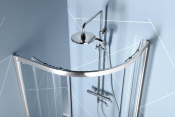POLYSAN - EASY štvrťkruhová sprchová zástena 900x800, L/R, čire sklo EL2815