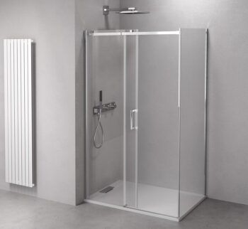 POLYSAN - THRON SQUARE obdĺžnikový sprchový kút 1000x800, hranaté pojazdy TL1080-5002