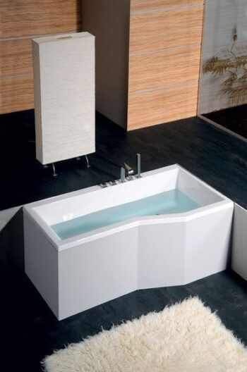 POLYSAN - VERSYS L asymetrická vaňa 160x84x70x47cm, biela 14611