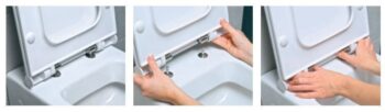 PRIM předstěnový instalační systém s chromovým tlačítkem 20/0041 + WC JIKA LYRA PLUS RIMLESS + SEDADLO duraplastu SLOWCLOSE PRIM_20/0026 41 LY2