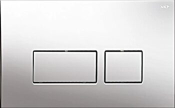 PRIM předstěnový instalační systém s chromovým tlačítkem 20/0041 + WC REA CARLO MINI RIMLESS ČIERNY MAT + SEDADLO PRIM_20/0026 41 MM1