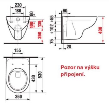 PRIM predstenový inštalačný systém bez tlačidla + WC JIKA LYRA PLUS RIMLESS + SEDADLO duraplastu SLOWCLOSE PRIM_20/0026 X LY2