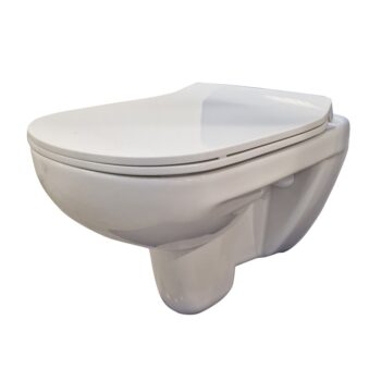 PRIM predstenový inštalačný systém bez tlačidla + WC bez oplachového kruhu Edge + SEDADLO PRIM_20/0026 X EG1