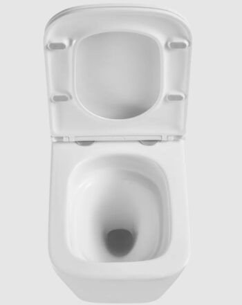 PRIM predstenový inštalačný systém s čiernym tlačidlom 20/0044+ WC INVENA FLORINA WITH SOFT  se sedlem RIMLESS PRIM_20/0026 44 FL1