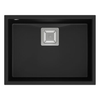 Quadron Quadron - Granitový drez DAVID 50 Black Oceľ HQD5542U7-BS