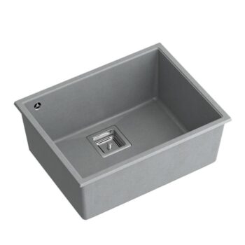 Quadron Quadron - Granitový drez DAVID 50 Grey Metallic Meď HQD5542U5-C1