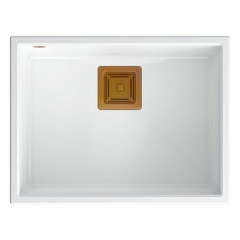 Quadron Quadron - Granitový drez DAVID 50 White Meď HQD5542U1-C1