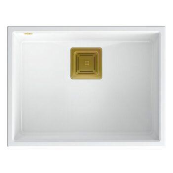 Quadron Quadron - Granitový drez DAVID 50 White Meď HQD5542U1-C1