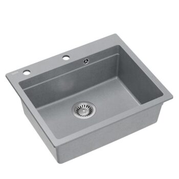Quadron Quadron - Granitový drez KURT 110 WORKSTATION Grey Metallic ZLE-09004