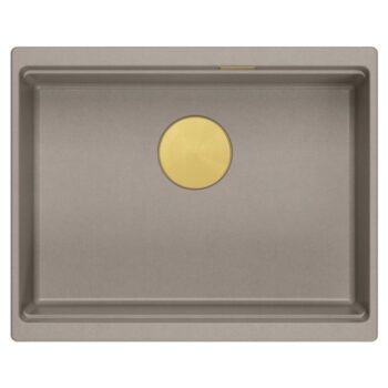 Quadron Quadron - Granitový drez Logan 100 Beige Oceľ HQJ6045U4_BS_U