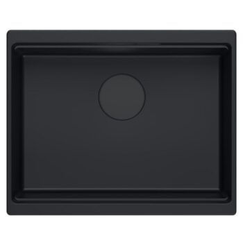 Quadron Quadron - Granitový drez Logan 100 Black Zlaty HQJ6045U7_PVDG1_U