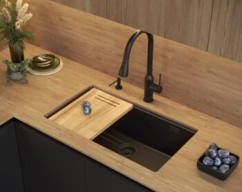 Quadron Quadron - Granitový drez Logan 110 Beige Oceľ HQD7644U4_BS_U