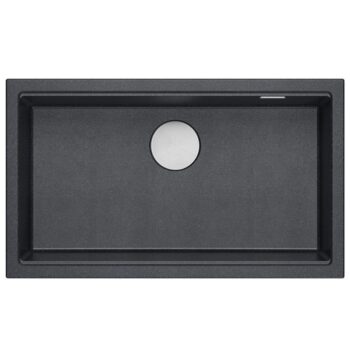 Quadron Quadron - Granitový drez Logan 110 Black Metallic Meď HQD7644U8_PVDC1_U