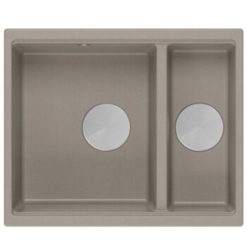 Quadron Quadron - Granitový drez Logan 150 Beige Oceľ HCQL5646U4-BS_U