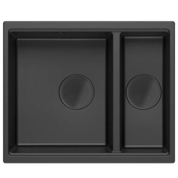 Quadron Quadron - Granitový drez Logan 150 Black Zlaty HCQL5646U7-G1_U