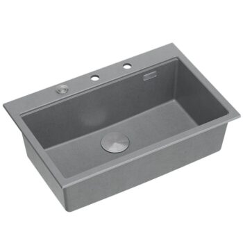 Quadron Quadron - Granitový drez MARC 110 WORKSTATION Grey Metallic Meď HQM7650U5_PVDC1