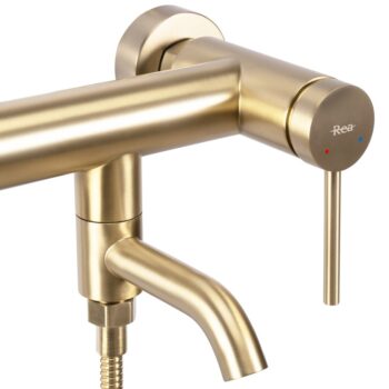 REA - Kúpeľňová batéria Clif - matná Brush Gold REA-B4242