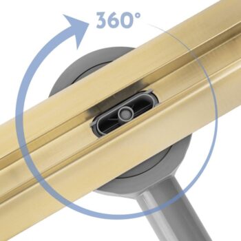 REA - Odtokový žľab Neox Slim pre Gold 100 REA-G5804