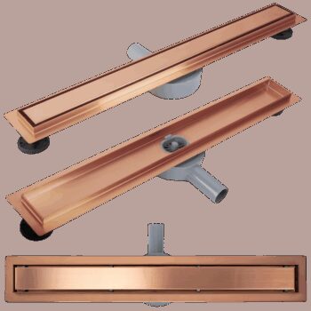 REA - Odtokový žľab Neox pre Brushed Copper 100 REA-G4804