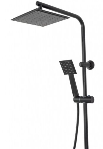 REA REA - Sprchový set s batériou 150mm Bravo čierna REA-P0636