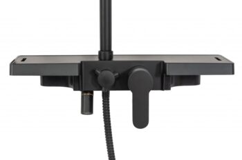 REA REA - Sprchový set s batériou 150mm Bravo čierna REA-P0636