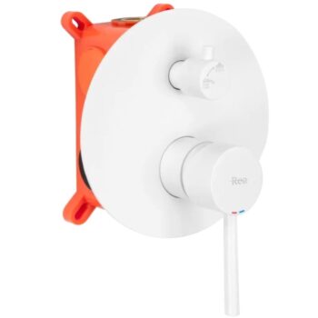 REA REA - Sprchový set s batériou 150mm Lungo biela + BOX REA-P6611