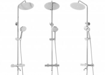 REA REA - Sprchový set s bateriou 150mm Lungo chróm REA-P6607