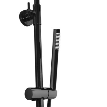 REA REA - Sprchový set s batériou 150mm Lungo čierny metalický REA-P8763