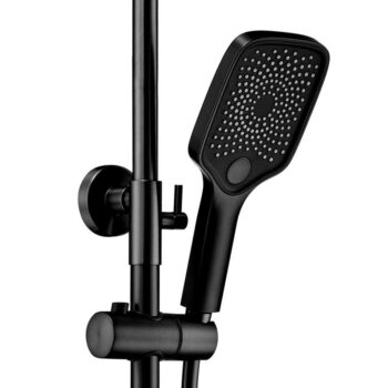 REA REA - Sprchový set s batériou 150mm Lungo termostat ROB čierna REA-P6627