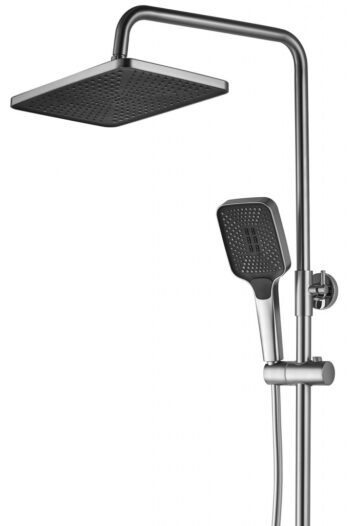 REA REA - Sprchový set s batériou 150mm Lungo termostat ROB kartáčovaný nikel REA-P6624